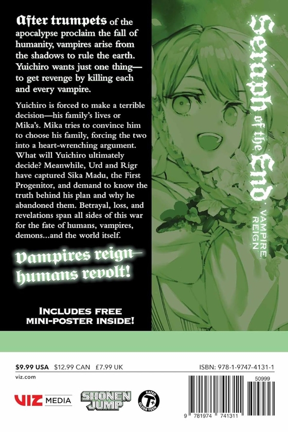 Паперова книга «Seraph of the End. Vampire Reign. Volume 28», автор Такая Каґамі - фото №1
