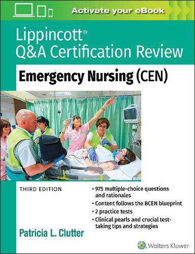 Бумажная книга «Lippincott Q&A Certification Review: Emergency Nursing (CEN)», автор Патриция Клаттер - фото №1