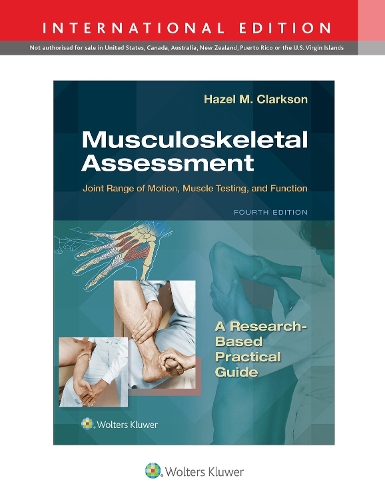 Бумажная книга «Musculoskeletal Assessment: Joint Range of Motion, Muscle Testing, and Function», автор Хейзел Кларксон - фото №1
