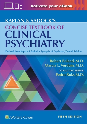 Паперова книга «Kaplan & Sadock's Concise Textbook of Clinical Psychiatry», авторів Марсія Вердуін, Роберт Боланд - фото №1