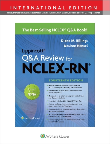 Паперова книга «Lippincott Q&A Review for NCLEX-RN», авторів Дезірі Хенсел, Діана Біллінгс - фото №1
