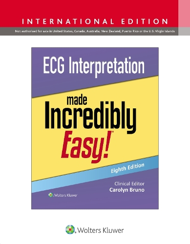 Паперова книга «ECG Interpretation Made Incredibly Easy!», автор Керолін Бруно - фото №1