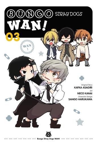 Паперова книга «Bungo Stray Dogs: Wan!, Vol. 3», авторів Кафка Асаґірі, Кевін Гіффорд, Неко Канай, Санго Харукава - фото №1