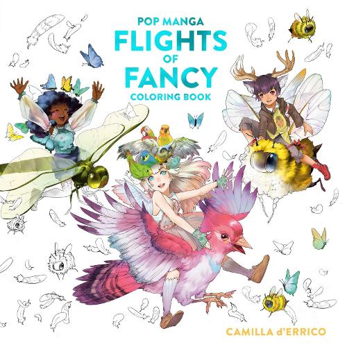 Бумажная книга «Pop Manga Flights of Fancy Coloring Book», автор Камилла д'Эррико - фото №1
