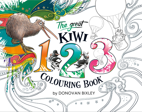 Бумажная книга «The Great Kiwi 123 Colouring Book» - фото №1