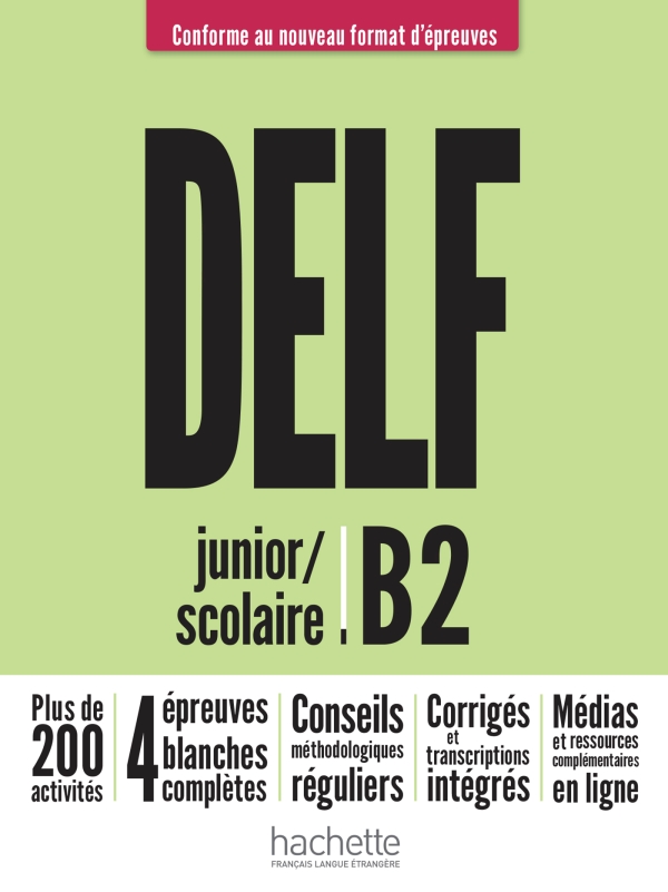 [object Object] «DELF junior/scolaire. Nouveau format d'épreuves (B2)», авторів Неллі Мус, Сара Азеведо Родрігес, Бруно Мегре, Паскаль Бірас, Магалі Рісуено - фото №1