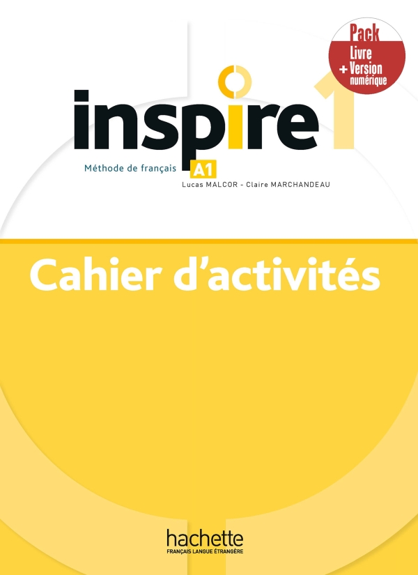 [object Object] «Inspire 1. Pack Cahier + Version numérique», авторів Лукас Малкор, Клер Маршадо - фото №1