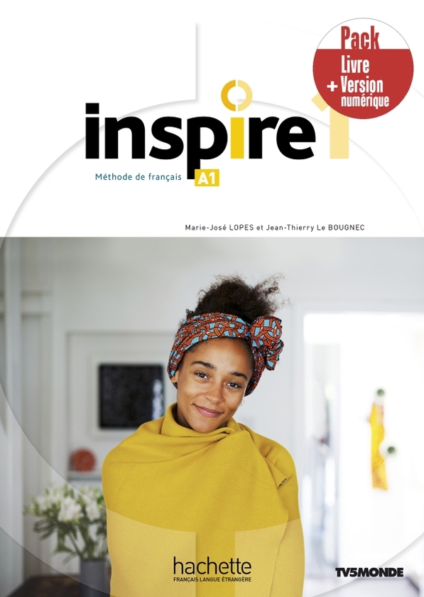 [object Object] «Inspire 1. Pack Livre + Version numérique (A1)», авторів Жан-Тьєррі Ле Буньєк, Мари-Жозе Лопес - фото №1