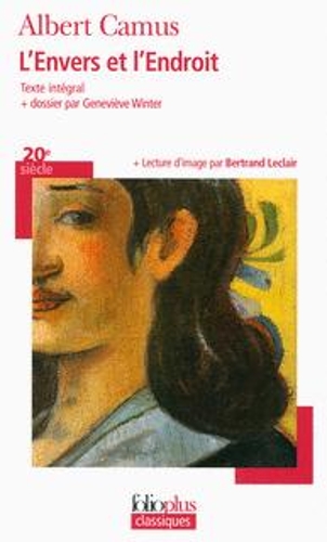 Бумажная книга «L'envers et l'endroit», автор Альбер Камю - фото №1