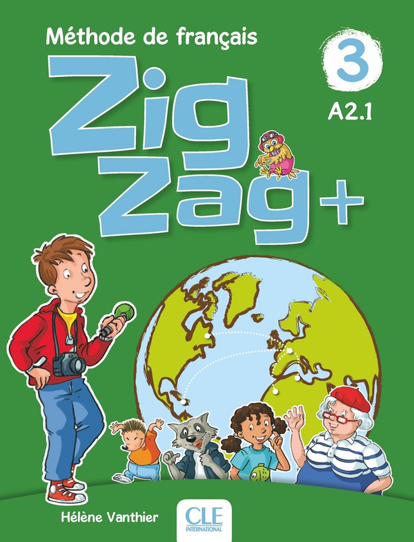 Бумажная книга «ZigZag 3. Livre de leleve (+ CD audio)», автор Элен Вантье - фото №1