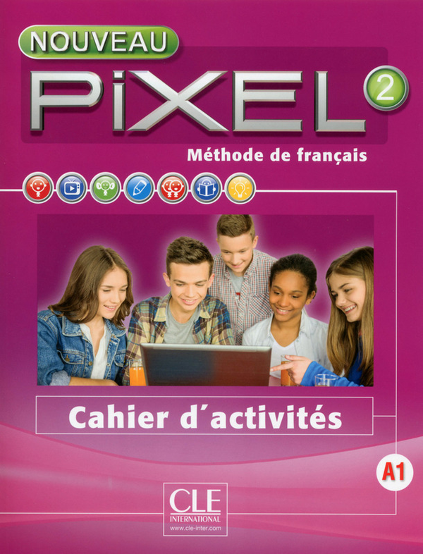 Паперова книга «Nouveau Pixel 2 - Niveau A1 -Cahier d'activités», автор Стефані Калле - фото №1
