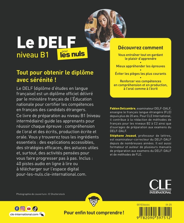 Бумажная книга «Le DELF Pour Les Nuls B1 Livre + Audio téléchargeable en ligne», автор Collectif - фото №1