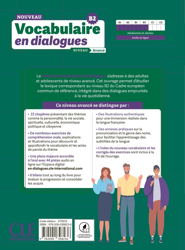 Бумажная книга «En dialogues Vocabulaire Intermédiaire B2 Livre + Audio en ligne», автор Эвелин Сирехоль - фото №1