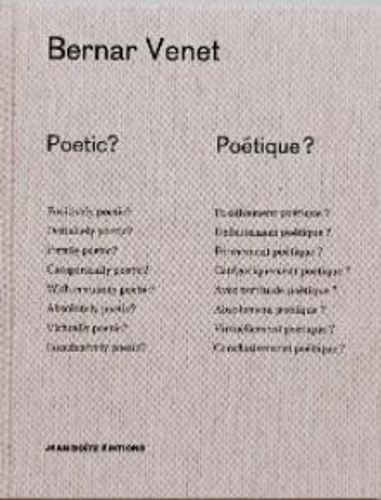 Бумажная книга «Poetic? Poétique?», автор Бернар Венет - фото №1