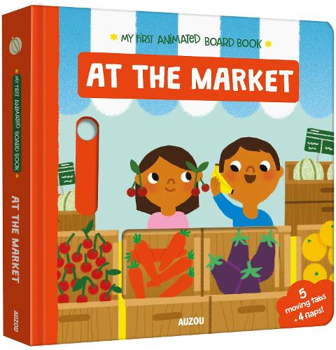 Бумажная книга «At The Market: My First Animated Board Book», автор Марион Коклико - фото №1