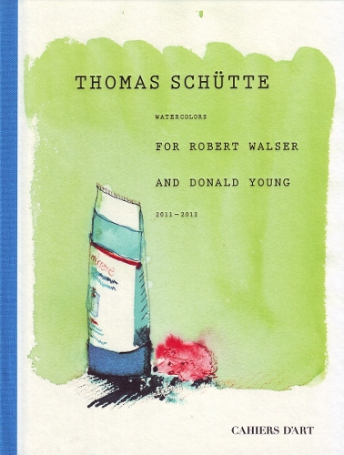 Паперова книга «Thomas Schütte: Watercolours for Robert Walser and Donald Young 2011-2012», автор Томас Шютте - фото №1