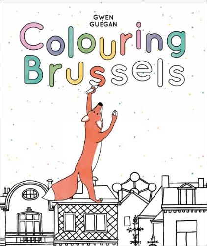 Паперова книга «Colouring Brussels», автор Гвен Геган - фото №1