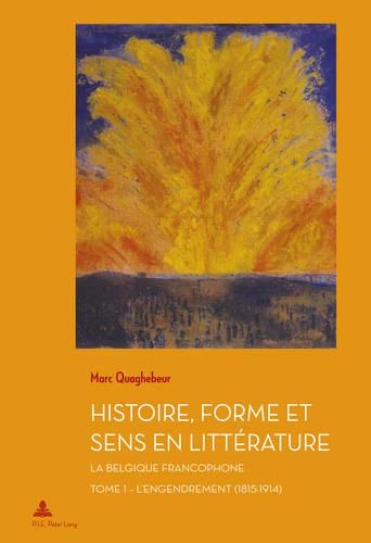 Бумажная книга «Histoire, Forme Et Sens En Littérature: La Belgique Francophone - Tome 1: l'Engendrement (1815-1914)», автор Марк Куагебер - фото №1