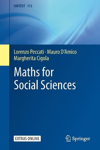 Паперова книга «Maths for Social Sciences», авторів Лоренцо Пекаті, Маргарита Сігола, Мауро Д'Аміко - фото №1