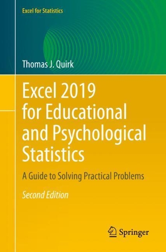 [object Object] «Excel 2019 for Educational and Psychological Statistics: A Guide to Solving Practical Problems», автор Томас Дж. Квірк - фото №1