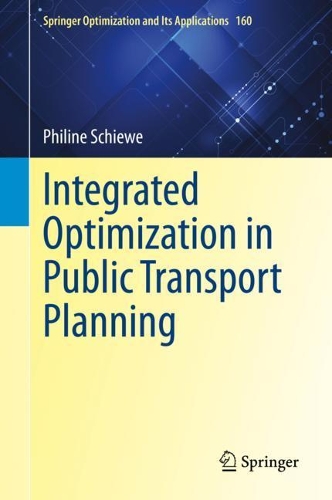 Бумажная книга «Integrated Optimization in Public Transport Planning», автор Филин Шиве - фото №1