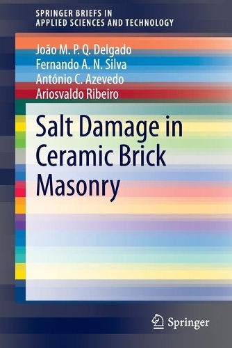 Паперова книга «Salt Damage in Ceramic Brick Masonry», авторів Антоніо К. Азеведо, Аріосвальдо Рібейро, Фернандо А.Н. Сільва, Жоао М. П. К. Дельгадо - фото №1