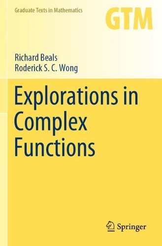 Бумажная книга «Explorations in Complex Functions», авторов Ричард Билс, Родерик С. К. Вонг - фото №1