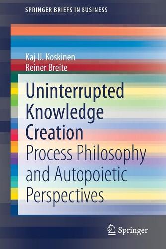 [object Object] «Uninterrupted Knowledge Creation: Process Philosophy and Autopoietic Perspectives», авторов Кай У. Коскинен, Райнер Брайт - фото №1