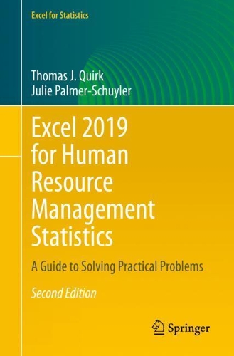 [object Object] «Excel 2019 for Human Resource Management Statistics: A Guide to Solving Practical Problems», авторів Джулі Палмер-Шуйлер, Томас Дж. Квірк - фото №1