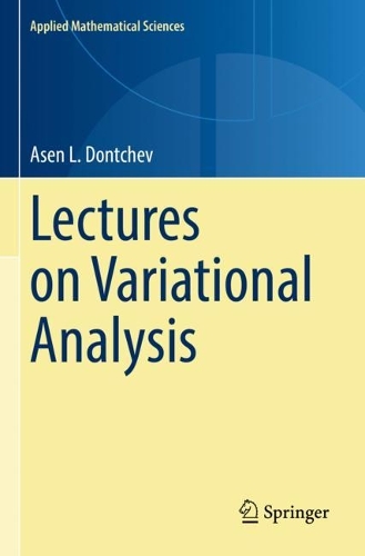 [object Object] «Lectures on Variational Analysis», автор Асен Л. Дончев - фото №1