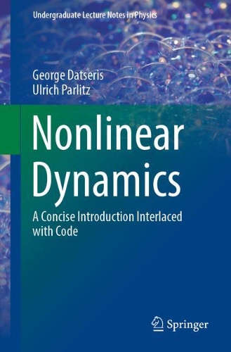 [object Object] «Nonlinear Dynamics: A Concise Introduction Interlaced with Code», авторов Джордж Дацерис, Ульрих Парлиц - фото №1