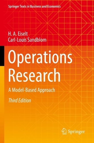 Паперова книга «Operations Research: A Model-Based Approach», авторів Карл-Луї Сандблом, Г. А. Айзельт - фото №1
