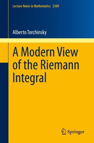 Бумажная книга «A Modern View of the Riemann Integral», автор Альберто Торчинский - фото №1