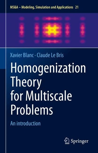 Паперова книга «Homogenization Theory for Multiscale Problems: An introduction», авторів Клод Ле Бріс, Ксав'є Бланк - фото №1