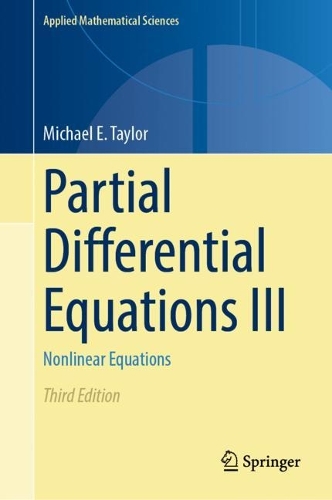 Паперова книга «Partial Differential Equations III: Nonlinear Equations», автор Майкл Е. Тейлор - фото №1