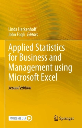 Бумажная книга «Applied Statistics for Business and Management using Microsoft Excel», авторов Джон Фогли, Линда Херкенхофф - фото №1