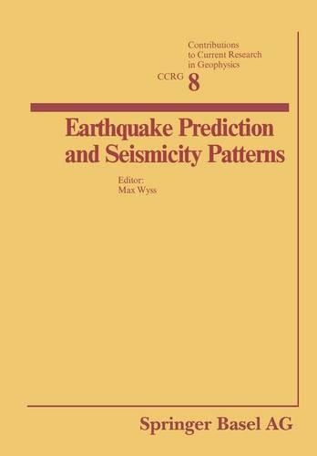 Паперова книга «Earthquake Prediction and Seismicity Patterns», автор WYSS - фото №1