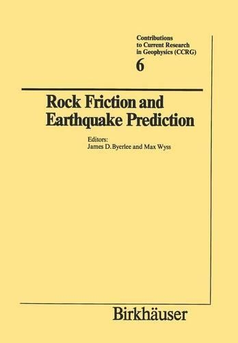 Паперова книга «Rock Friction and Earthquake Prediction», авторів BYERLEE, WYSS - фото №1