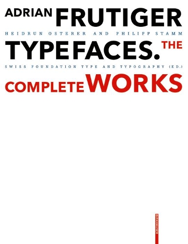 Паперова книга «Adrian Frutiger – Typefaces: Complete Works», авторів Хейдрун Остерер, Філіпп Штамм - фото №1