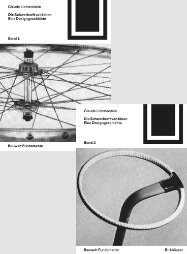 Паперова книга «Die Schwerkraft von Ideen Band 1 und 2 – Eine Designgeschichte», автор Клод Ліхтенштейн - фото №1