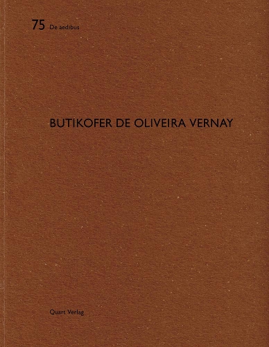 Паперова книга «Butikofer de Oliveira Vernay: De aedibus 75», автор Хайнц Вірц - фото №1