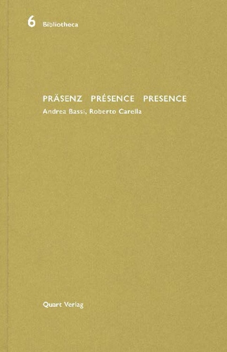 Бумажная книга «Präsenz Présence Presence: Andrea Bassi, Roberto Carella», автор Хайнц Вирц - фото №1