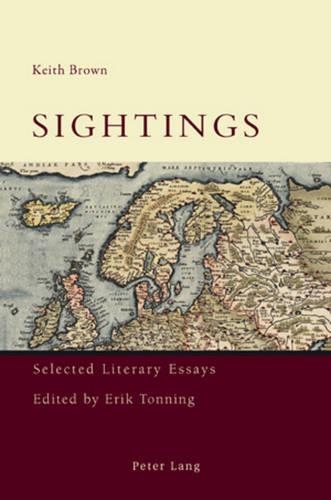 Бумажная книга «Sightings: Selected Literary Essays», авторов Эрик Тоннинг, Кит Браун - фото №1