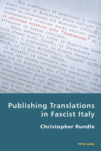 Бумажная книга «Publishing Translations in Fascist Italy», автор Кристофер Рандл - фото №1