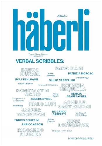 Бумажная книга «Alfredo Häberli – Verbal Doodling: 30 Years, 30 Questions, 30 Answers. People, Places, Objects—1980–2022», автор Альфредо Хаберли - фото №1