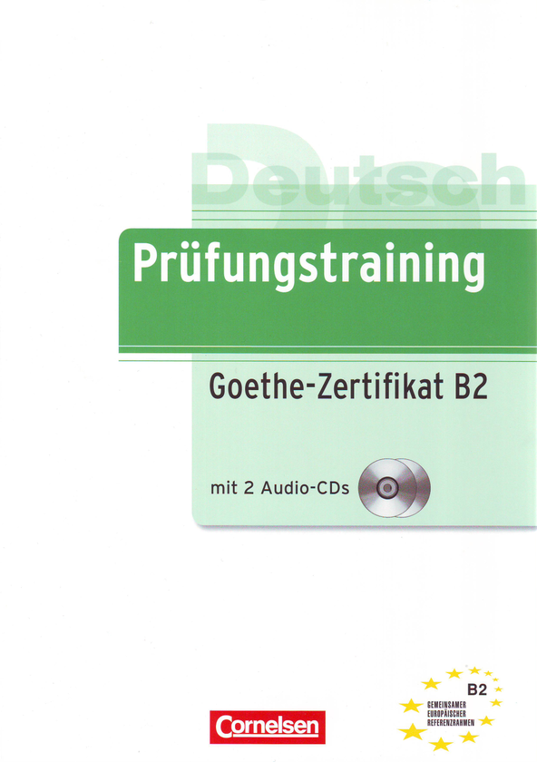 [object Object] «Prufungstraining Daf: Goethe-Zertifikat B2. Ubungsbuch (+CD)», автор Габі Байєр - фото №1
