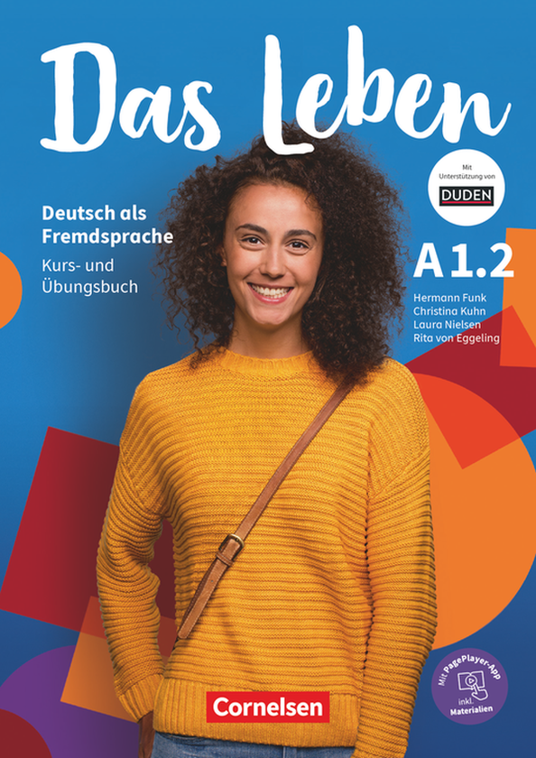 Паперова книга «Das Leben in Teilbanden. Kurs- und Ubungsbuch A1.2 inkl PagePlayer-App », авторів Герман Функ, Кристина Кун, Лаура Нільсен - фото №1