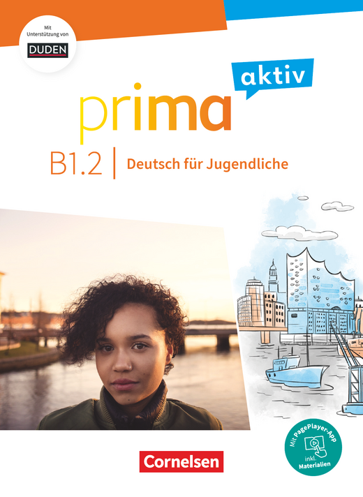 Бумажная книга «Prima aktiv. B1/2 Kursbuch inkl. PagePlayer-App und interaktiven Übungen», авторов Робсон Карапето-Консейкао, Сабине Йентгес, Ивон Миллер, Наташа Реммерт - фото №1