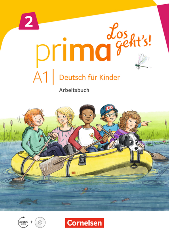 Бумажная книга «Prima - Los geht's! - Deutsch für Kinder Band 2. Arbeitsbuch mit Audio-CD und Stickerbogen», авторов Александра Обрадович, Сюзанна Сперлинг, Жизель Вальман - фото №1
