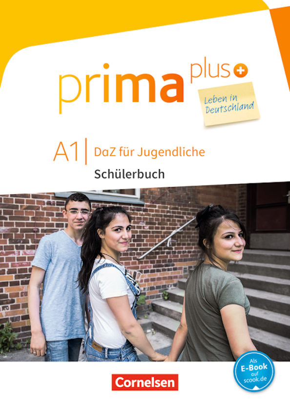 [object Object] «Prima plus A1 Band 1. Schülerbuch mit Audios online. Leben in Deutschland», авторів Фридерік Джин, Лутц Рорманн - фото №1